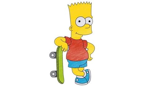 How To Draw Bart Simpson My How To Draw