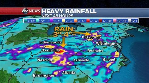48 Hour Rain Potential Weather Map Map