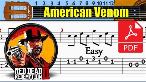 Rdr 2 American Venom Guitar Tab Youtube