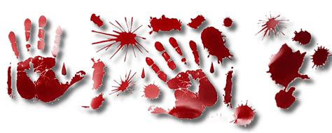 Bloody Hand Print Png Png Mart