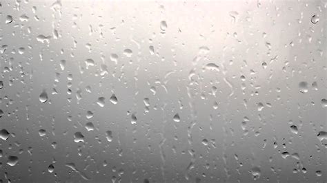 Raindrops on Window Dark Clouds Background | Time Lapse Video