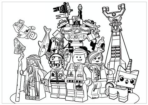 Free printable coloring pages lego movie 2 pusat hobi. Emmet Coloring Pages - Coloring Home