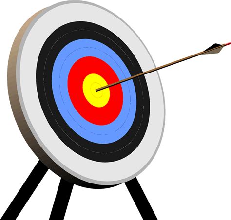 Targeting Vector Panah - Archery Target Clipart - Png Download - Full png image
