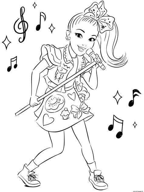 16 Jojo Siwa Bow Coloring Pages Images Quiltingmoms