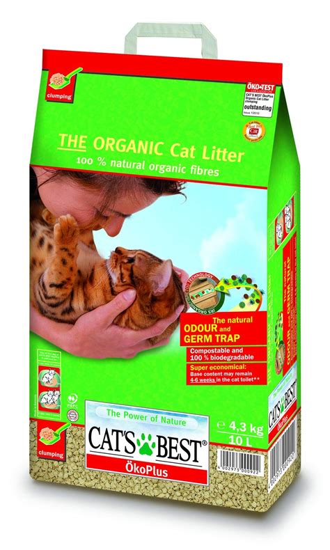Buy Cats Best Oko Plus Clumping 100 Fibers Cat Litter 10ltrs Online