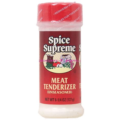 Spice Supreme Meat Tenderizer Unseasoned 625oz Seasoning Mix