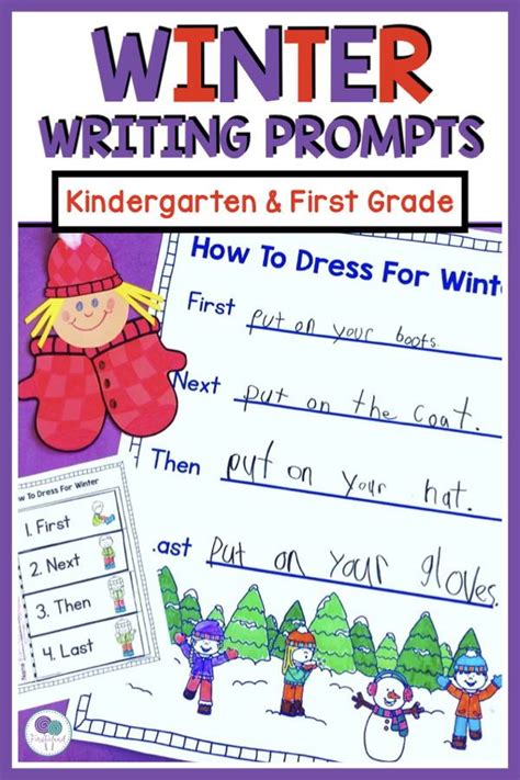 Easy Winter Writing Prompts For Kindergarten And First Grade