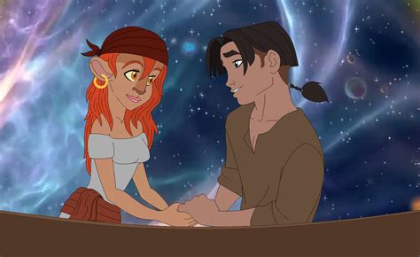 treasure planet 2 jim hawkins and kate blake by through the movies on deviantart