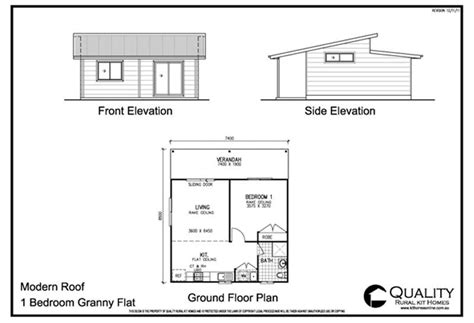 1 and 2 bedroom granny flat home designs Meadow Lea 1 Bedroom Granny Flat Kit Home | Kit Homes ...