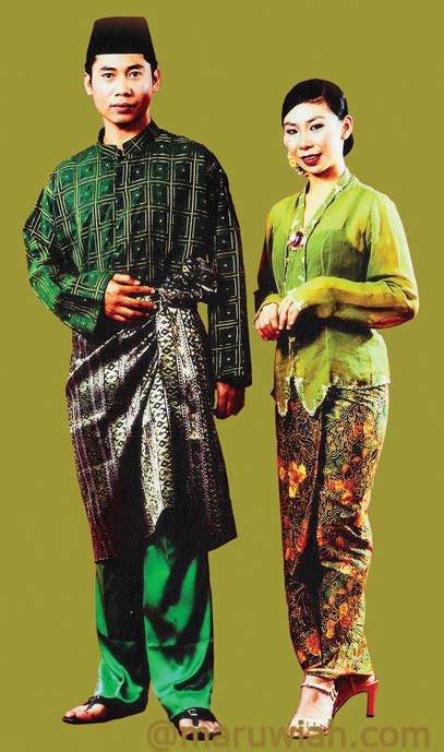Pakaian Tradisional Melayu Baju Kebaya Fashion Malaysian Clothes