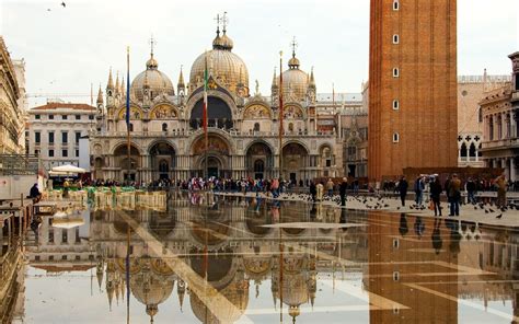 St Mark Basilica From Venice Stunning Architecture Wallpaper