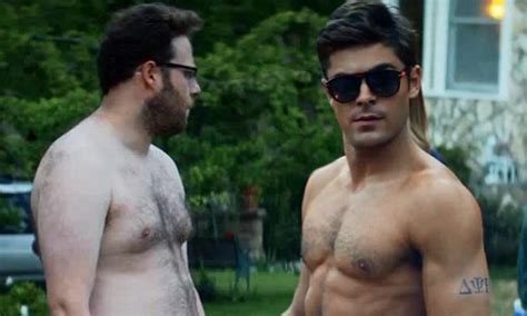 Seth Rogen Accidentally Enters Topless Off Against Zac Efron In New Neighbors Trailer Daily