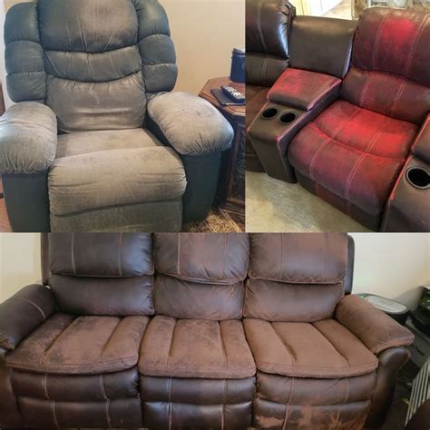 Minor damage to leather and vinyl is a common problem, but it can be easily fixed with the repair kit. Can Fabric Upholstery Be Dyed or Refinished to Look Like Leather? | Upholstery, Leather ...