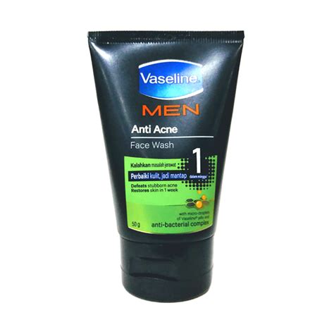 Jual Vaseline Men Face Wash Anti Acne 50 G Di Seller Unilever Store