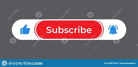 Subscribe Icon Vector Illustration Streaming Channel Subscriptions