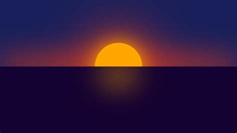 3840x2160 Clear Sunset Minimal 4k 4k Hd 4k Wallpapers Images