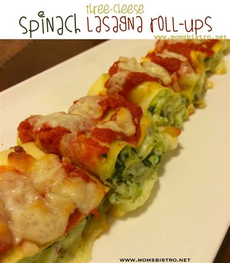 These Spinach Lasagna Roll Ups Are Healthy And Delicious Too Lasagna