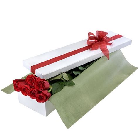 For the gift that keeps on giving, a subscription box can be the way to go for. Valentines Day 6 Long Stem Red Roses Gift Box Perth | 6 ...