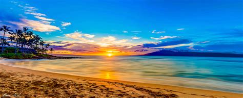 Free Photo Sunset Palm Reflection Sea Free Download Jooinn