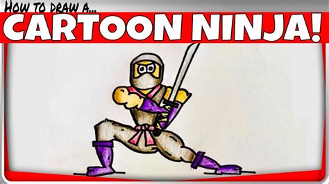 How To Draw A Ninja Drawing Tutorial For Kids Step By
