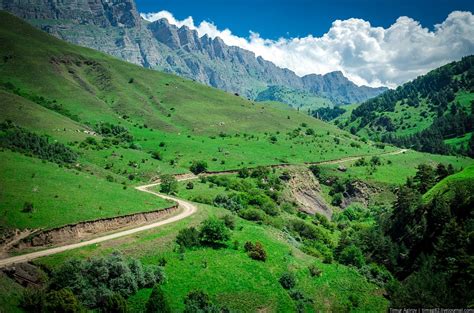 The Beautiful Scenery Of The Mountain Ingushetia · Russia