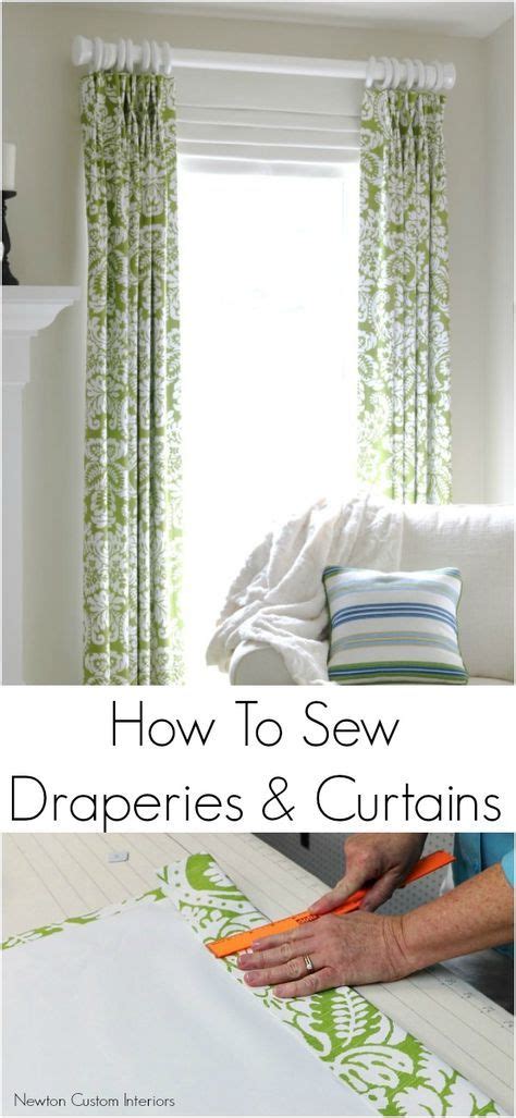 How To Sew Draperies And Curtains Newton Custom Interiors Beginner