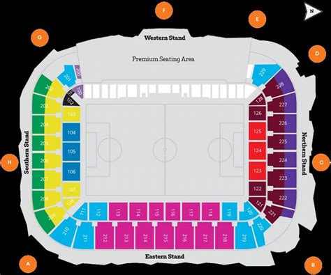 Optus Stadium Seating Plan Rows Optus Stadium Interactive Seating Map