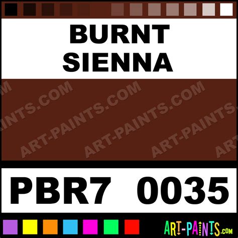 Burnt Sienna Artists Oil Paints Pbr7 0035 Burnt Sienna Paint Burnt