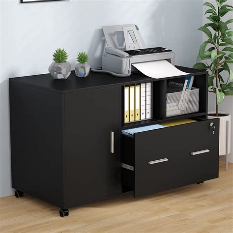 28x16x22inch 4 Drawer File Cabinetstorage Shelflarge Mobile Lateral Filing Cabinetsprinter