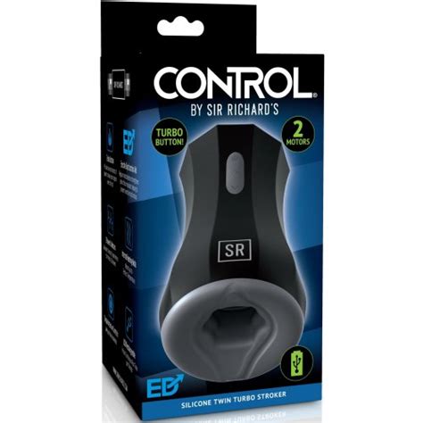 Control Sir Richards Silicone Twin Turbo Stroker Sex Toys At Adult