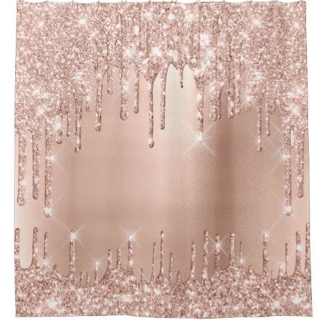 Maybe you would like to learn more about one of these? Sparkly Glitter Drips Pink Rose Gold Blush Glam Shower ...