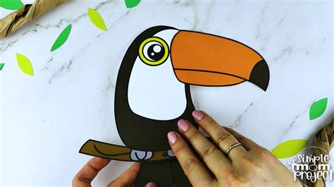 Printable Toucan Craft Template Simple Mom Project