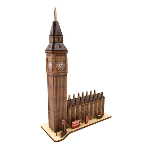 Big Ben London 3d Wooden Puzzle Touchwoodesign