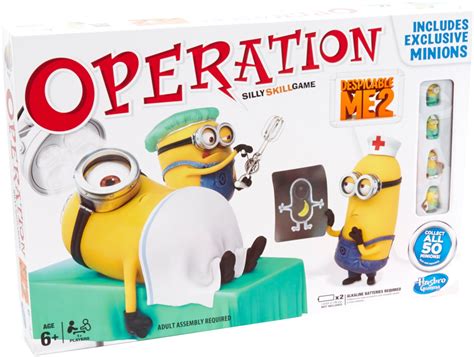 Operando es un juguete didáctico en la cual sam se siente un poco mal y deberás operarlo. Operando Minion Con 4 Figuras Exclusivas - $ 449.00 en ...