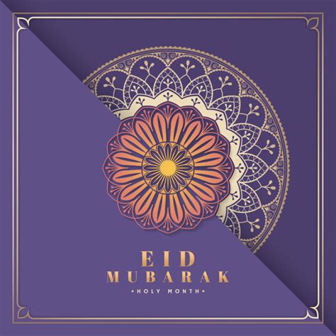 Eid mubarak quotes wishes, status, greetings, sms for eid ul fitr april 4, 2021 april 15, 2020 by karimkhan check out new best eid mubarak quotes, greetings, wishes, messages (sms), status in english, urdu, arabic and hindi for family and friends to use on the facebook story and whatsapp status. Paarse eid mubarak-kaart | Gratis Vector