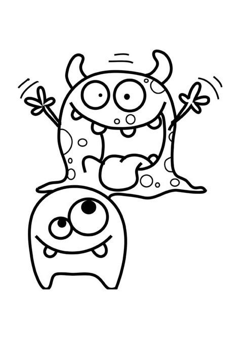See more ideas about monster coloring pages, coloring pages, monster theme. Scary Monster Coloring Page : Color Luna
