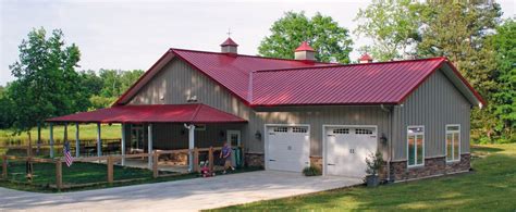 How To Turn Your Metal Building Into A Guest House Barn House Design