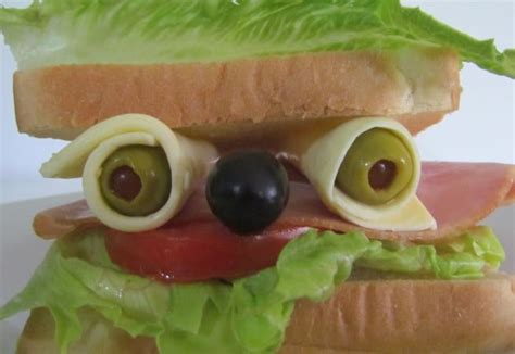 Silly Sandwich Face Real Recipes From Mums