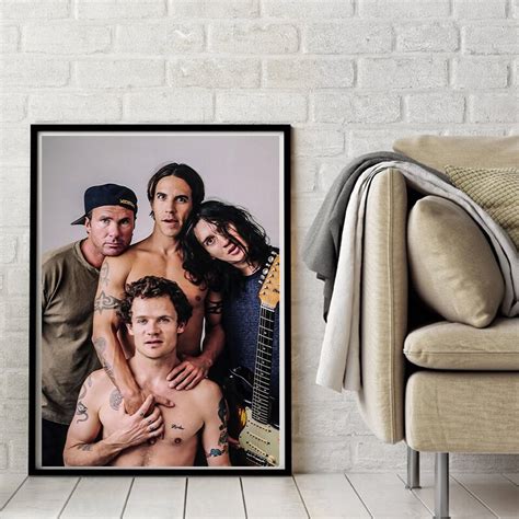 Red Hot Chili Peppers Poster Canvas Red Hot Chili Peppers Etsy