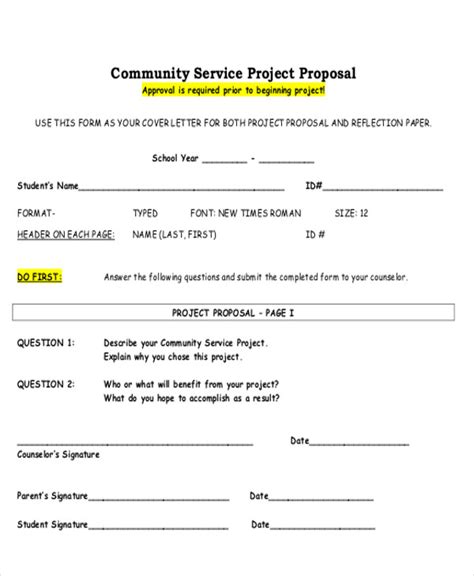 Free Sample Service Proposal Letter Templates In Ms Word Pdf