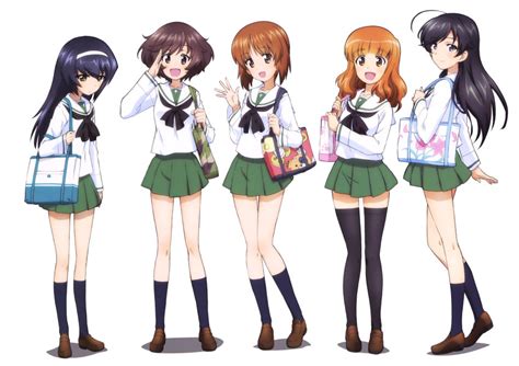 Yoshida Nobuyoshi Akiyama Yukari Boko Girls Und Panzer Isuzu Hana