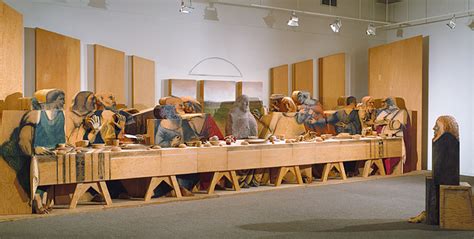 Self Portrait Looking At The Last Supper 1984 Marisol Escobar