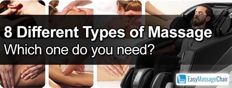 8 Different Types Of Massage