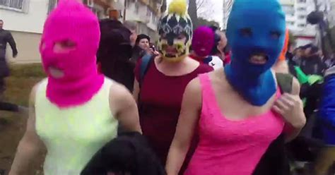 Pussy Riot Invade Sochi Get Whipped In Video For Putin Protest Song Putin Will Teach You How
