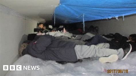 Sixty Migrants Found Locked In Icy Truck On Us Mexico Border Bbc News