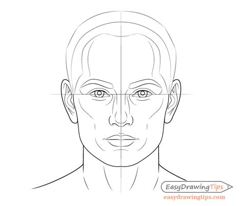 Simple Face Drawing Outline ~ Drawing