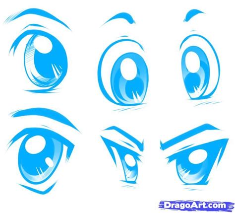 It's a great way to create without the burden of having to make something look real enough. How to Draw Anime Male Eyes, Step by Step, Anime Eyes ...