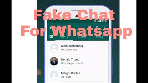 Fake Chat For Whatsapp How To Create Fake Chat Youtube