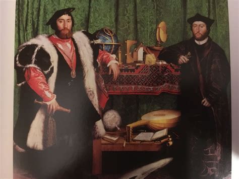 The Ambassadors Hans Holbein The Younger 1533 Oil On Oak Panel