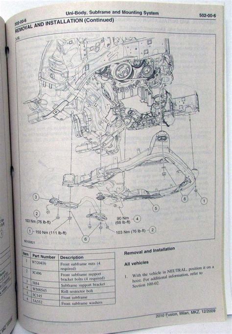 DIAGRAM Ford Fusion Mercury Milan Lincoln Zephyr Wiring Diagram Manual Original
